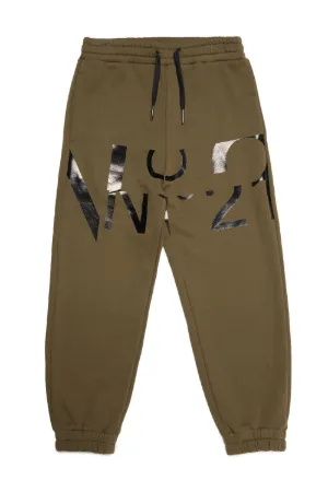 Logo-Print Cotton Sweatpants