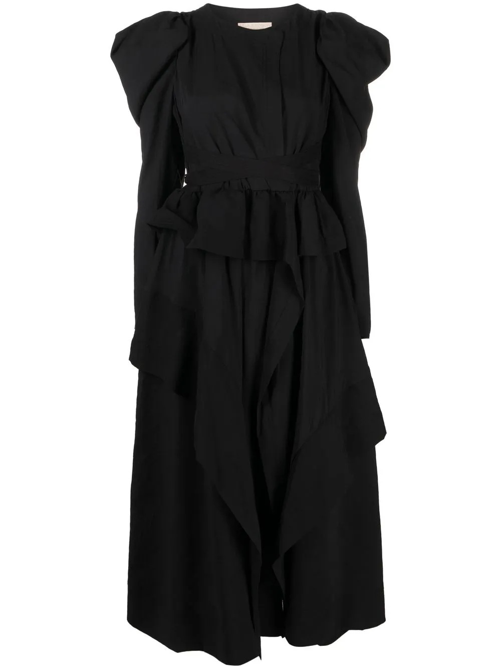 

Ulla Johnson vestido midi Virginie - Negro