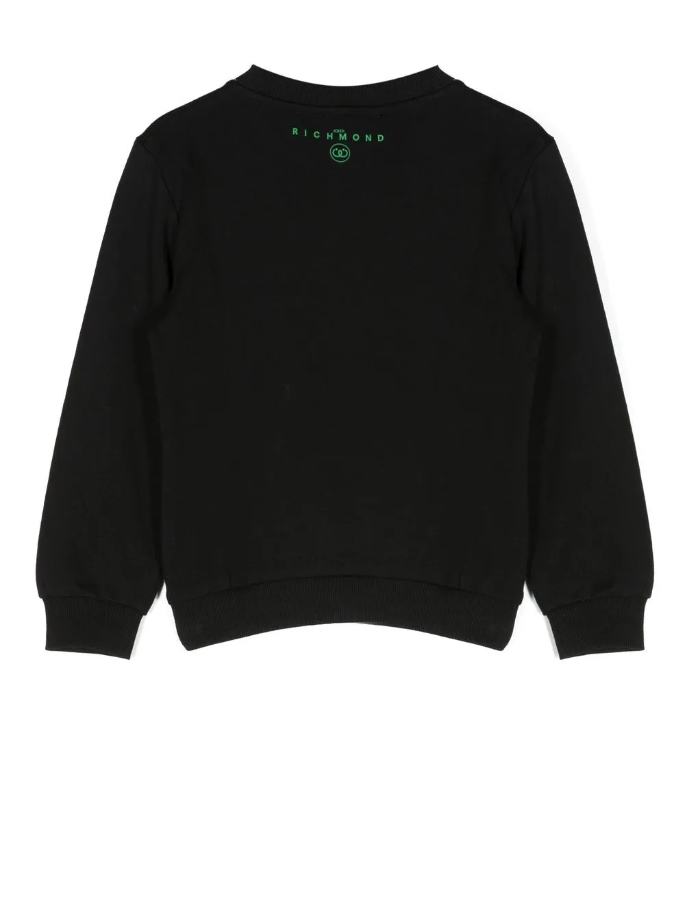 John Richmond Junior Sweater met logoprint - Zwart