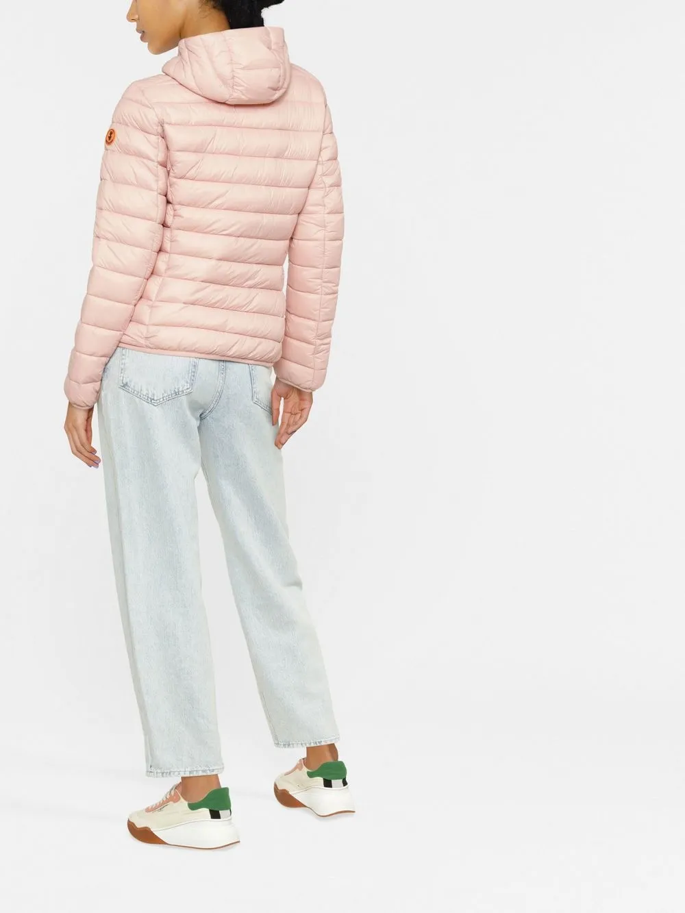  Save The Duck Daisy Hooded Puffer Jacket - Pink 