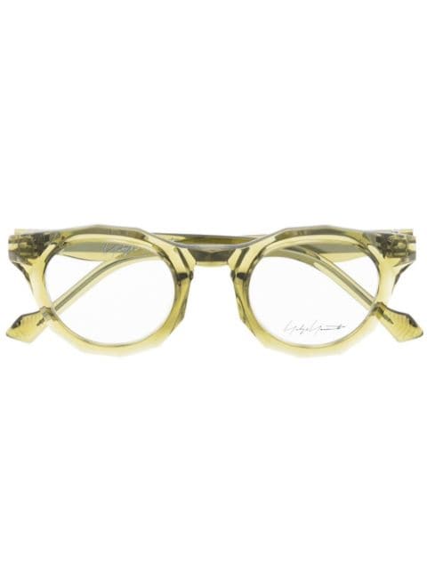 Yohji Yamamoto round-frame optical glasses 