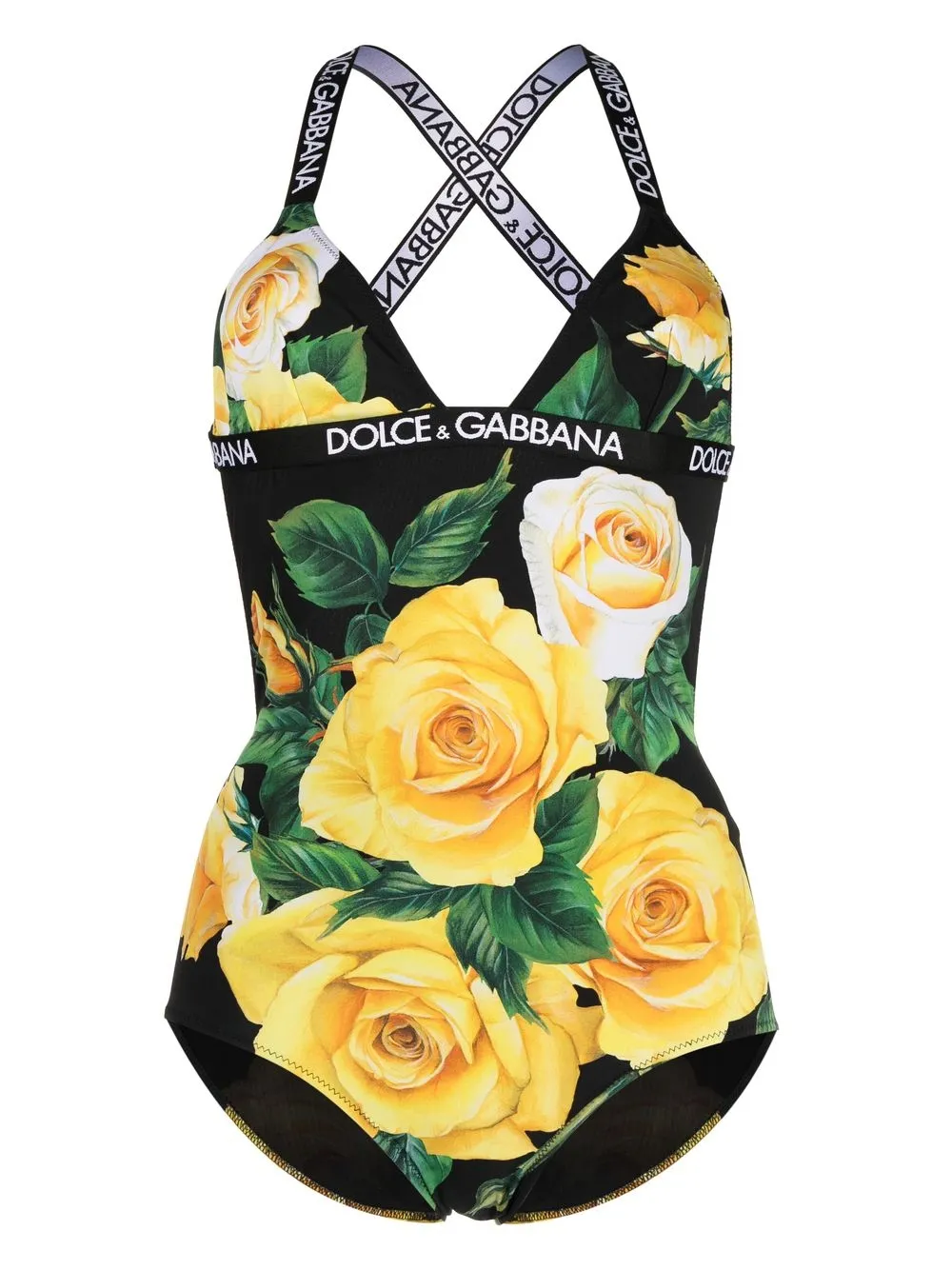 

Dolce & Gabbana traje de baño con rosas estampadas - Multicolor