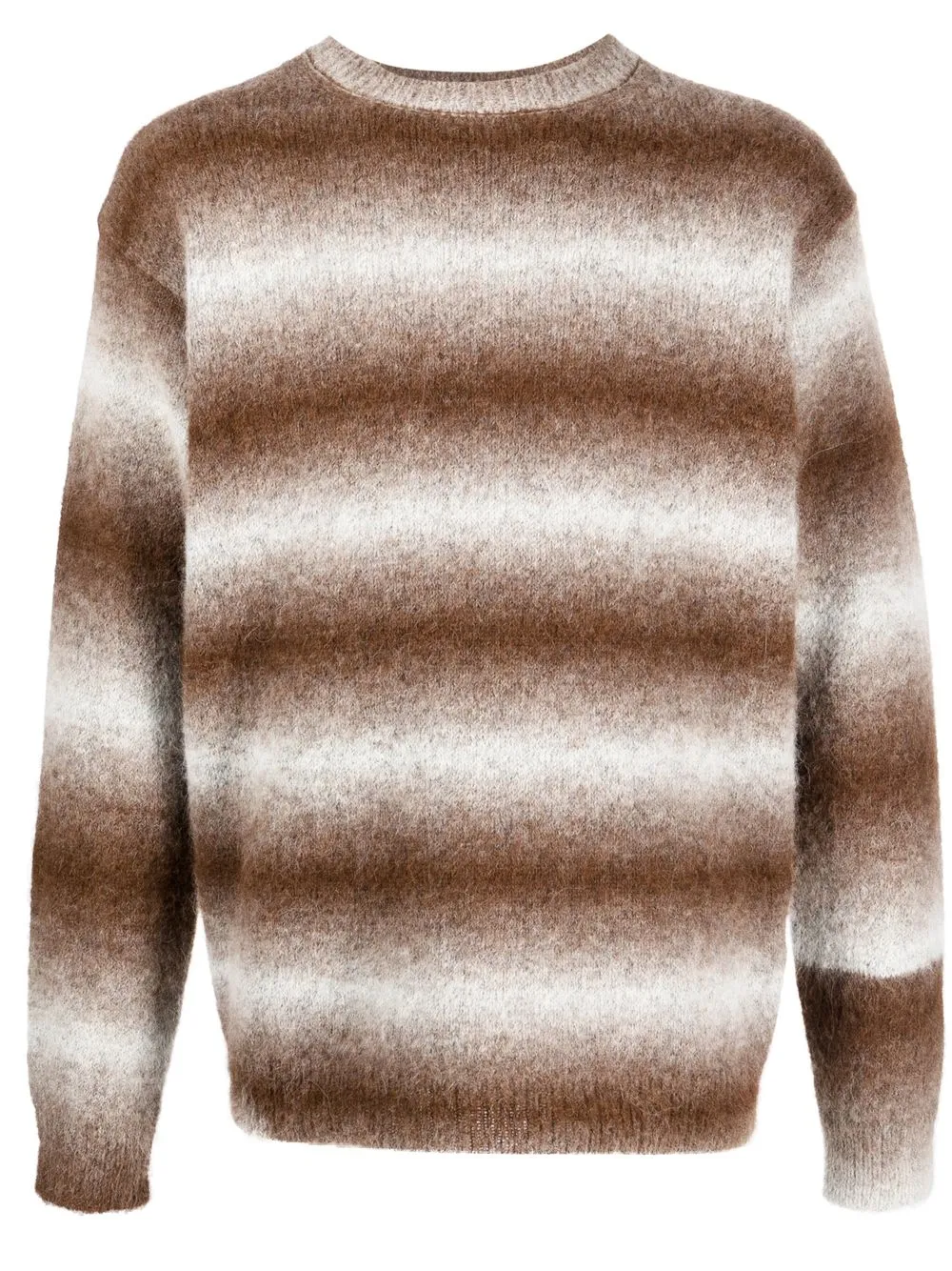 

Róhe Allen striped jumper - Brown