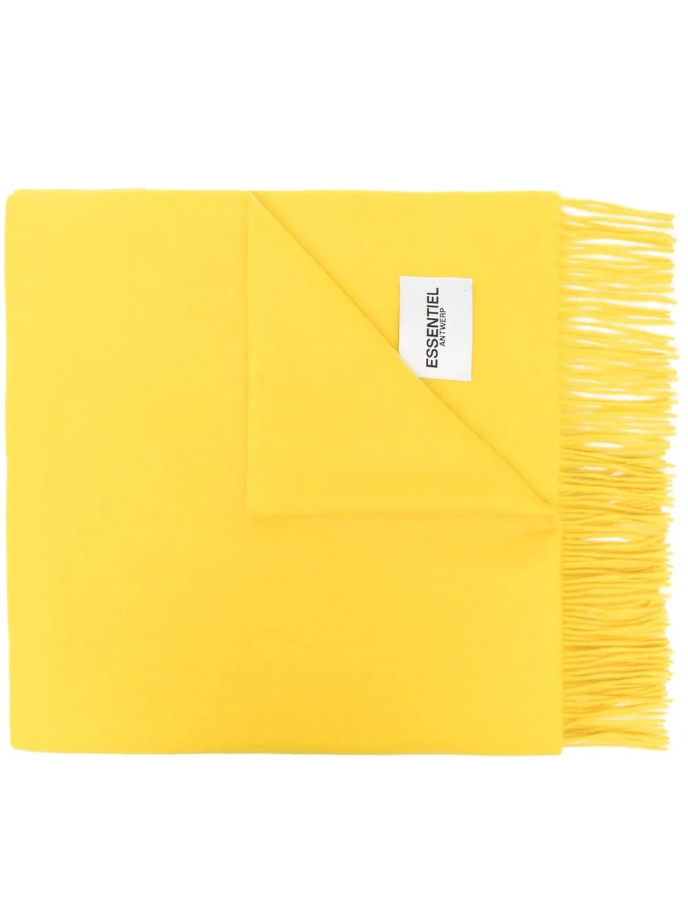 

Essentiel Antwerp bufanda con flecos - Amarillo
