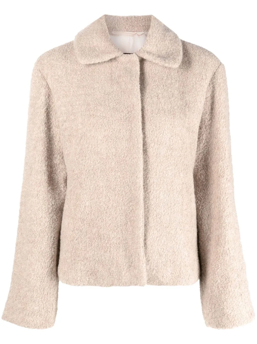 

Rochas bouclé bomber jacket - Neutrals