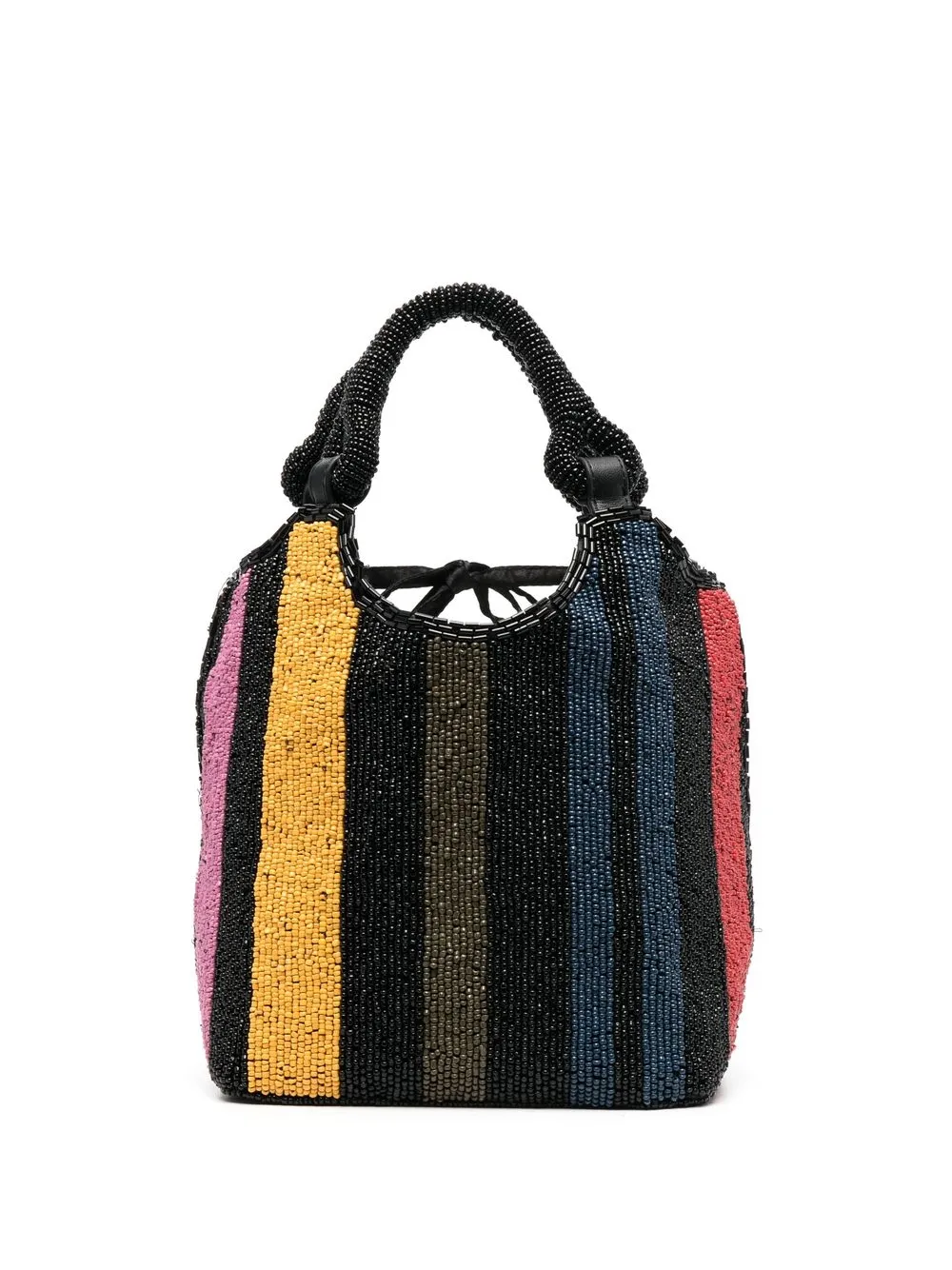 

STAUD Cote beaded tote bag - Black