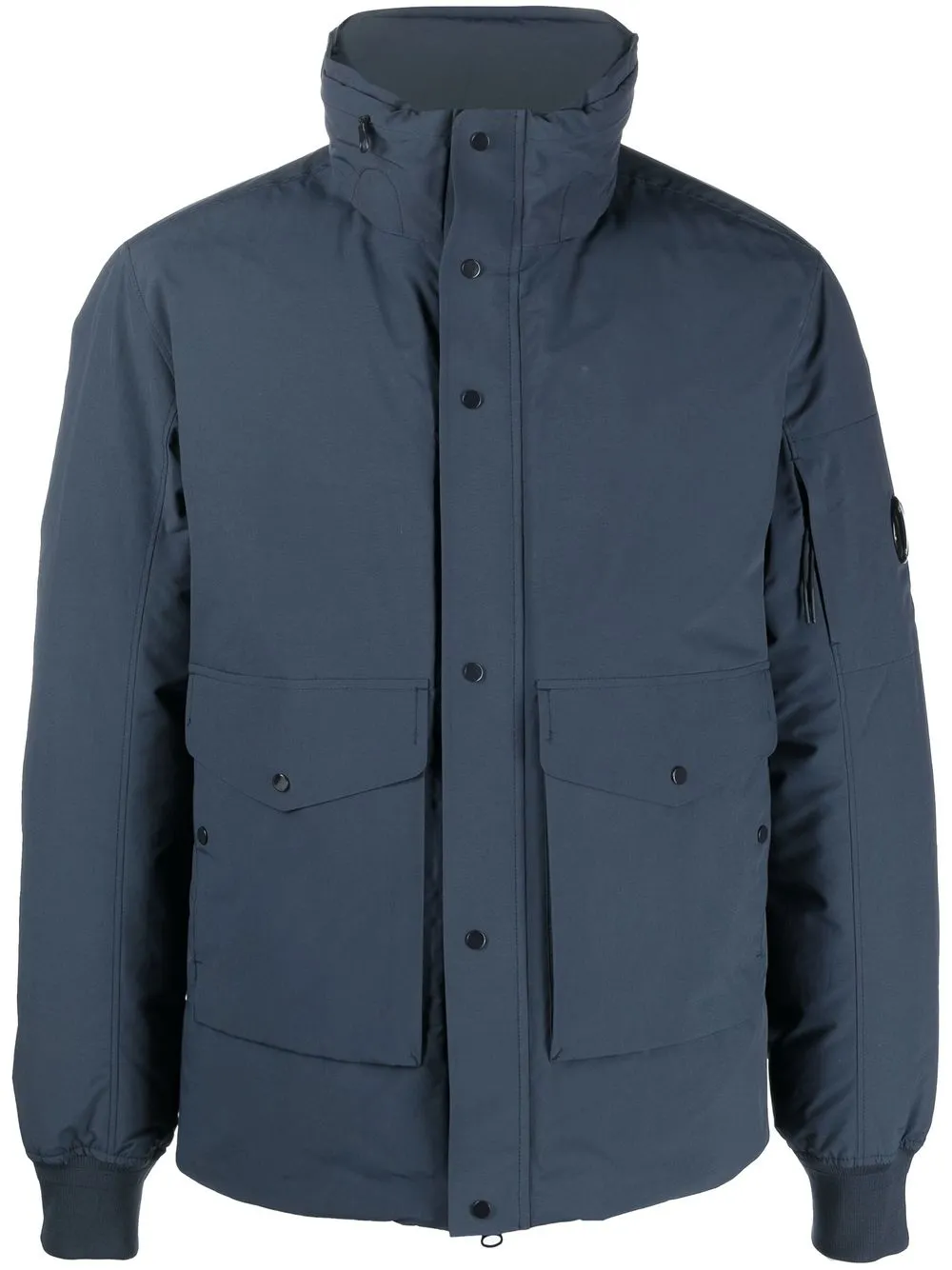 

C.P. Company cotton high-neck jacket - Blue