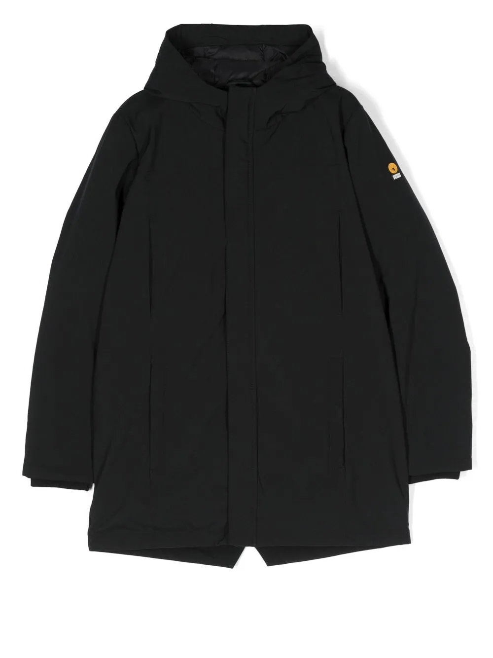 

Ciesse Piumini Junior TEEN logo-patch padded coat - Black