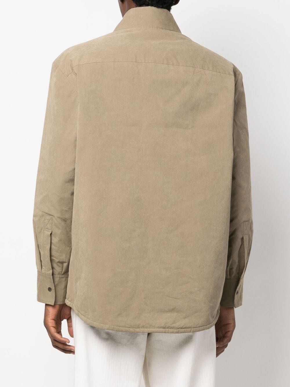 Shop Craig Green Long-sleeve Shirt-jacket In Nude
