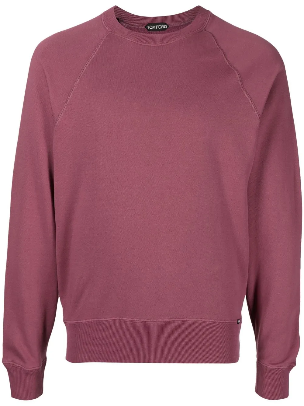 

TOM FORD crew-neck cotton jumper - Purple