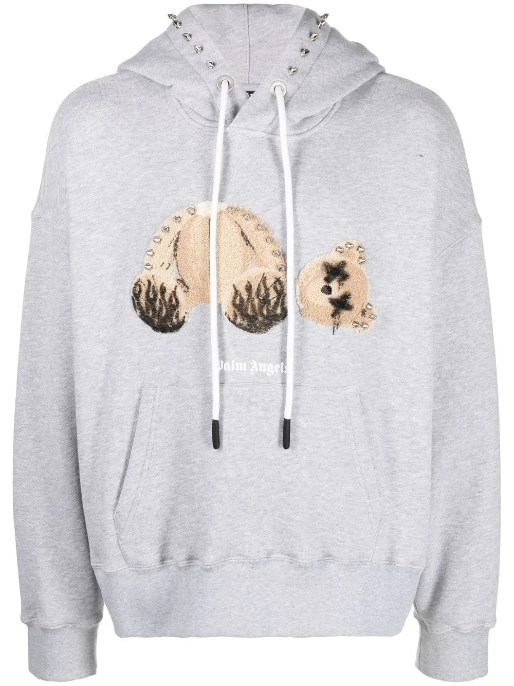 

Palm Angels hoodie con motivo Teddy Bear - Gris