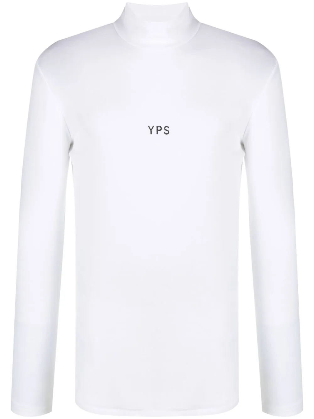 

YOUNG POETS top con cuello vuelto y logo - Blanco