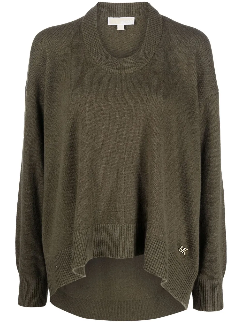 

Michael Kors drop-shoulder wool-cashmere jumper - Green