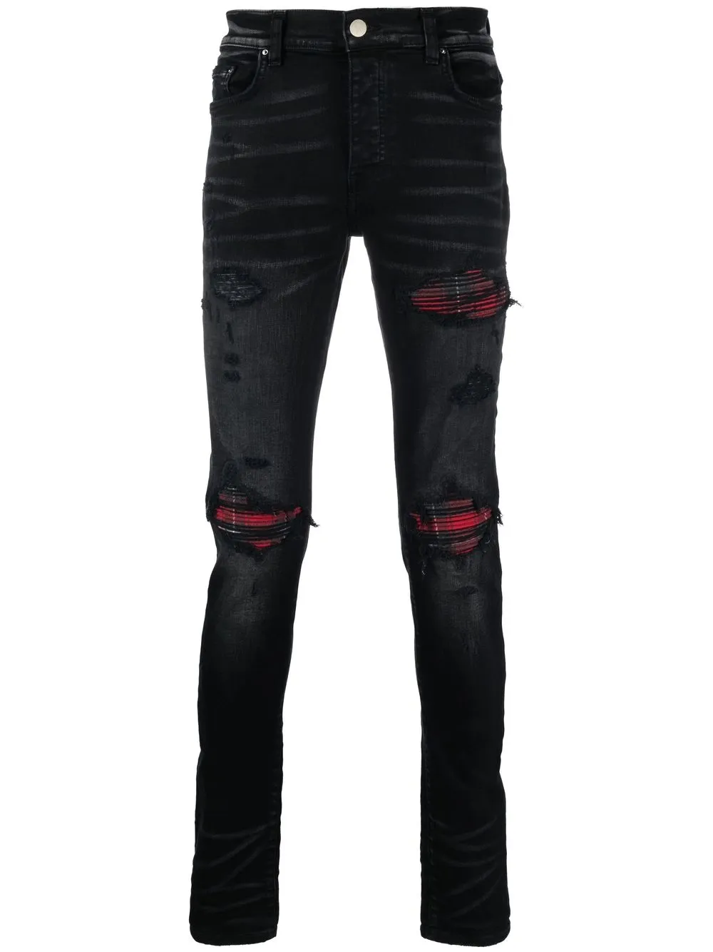 

AMIRI jeans slim con efecto envejecido - Negro