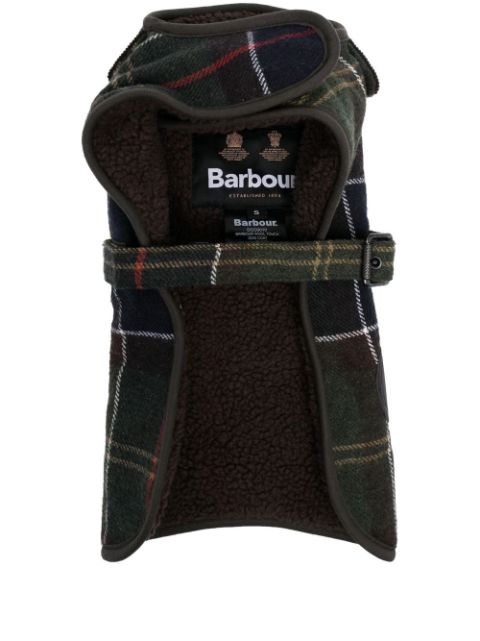 Barbour tartan-pattern dog coat 