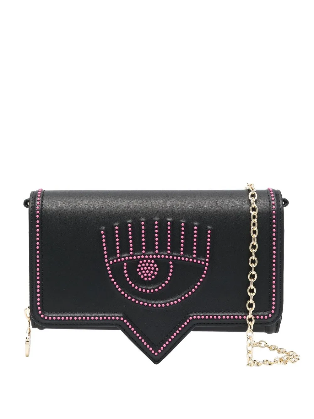 

Chiara Ferragni dotted-logo detail crossbody bag - Black