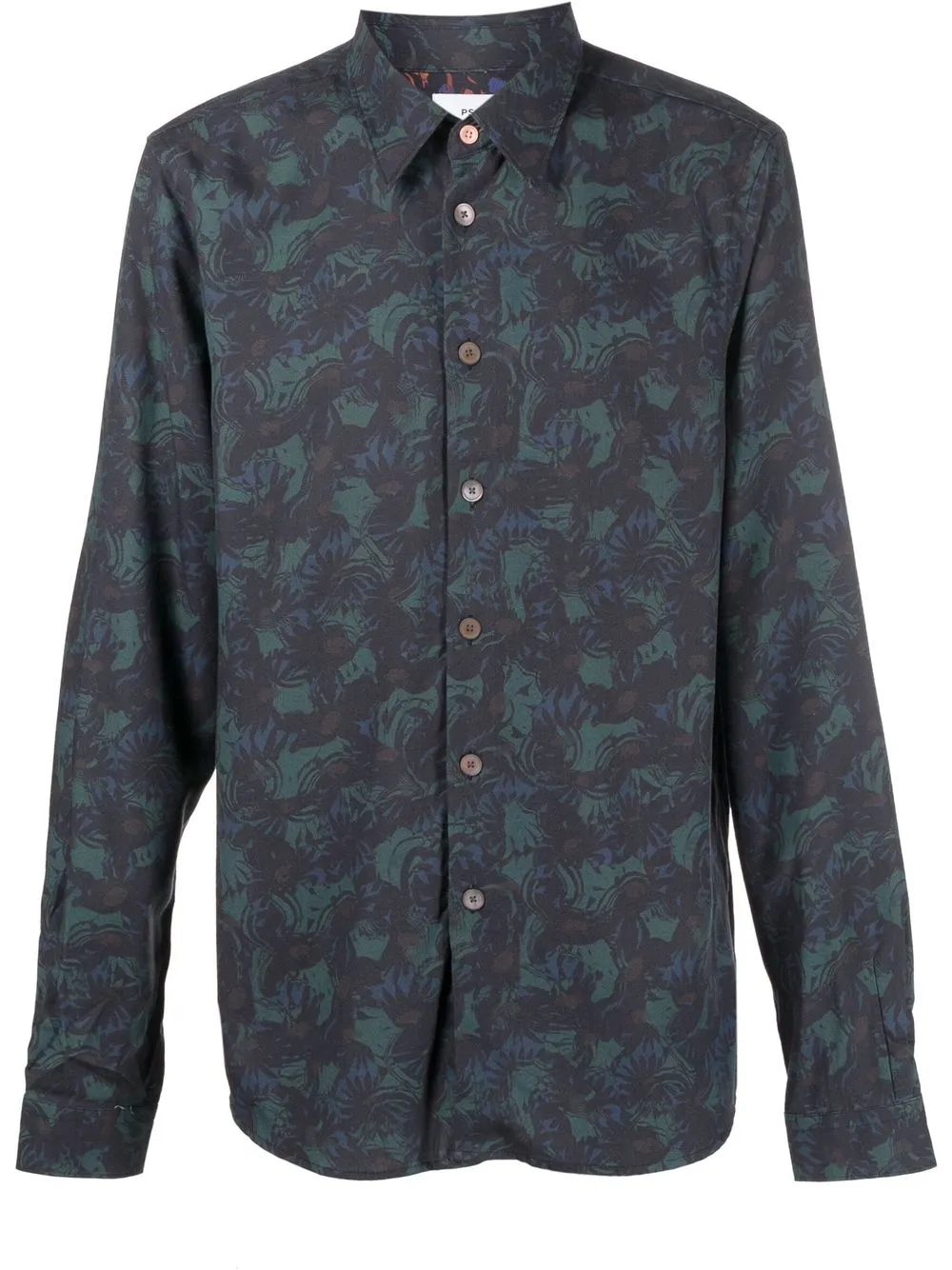 

PS Paul Smith all-over graphic-print shirt - Green