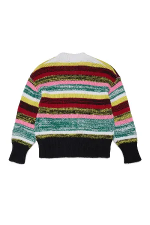 Striped Cotton Cardigan