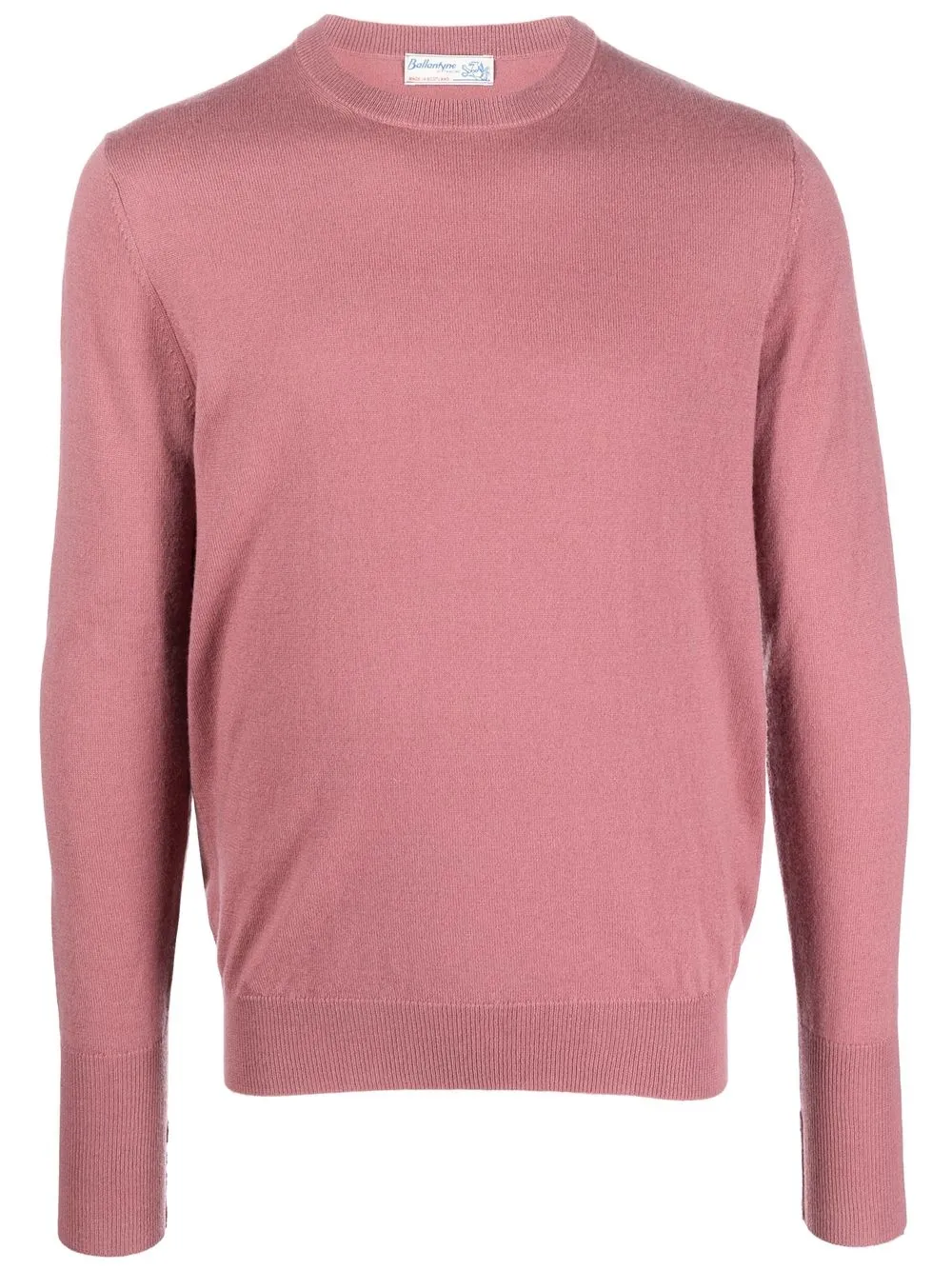 

Ballantyne crew-neck cashmere jumper - Pink