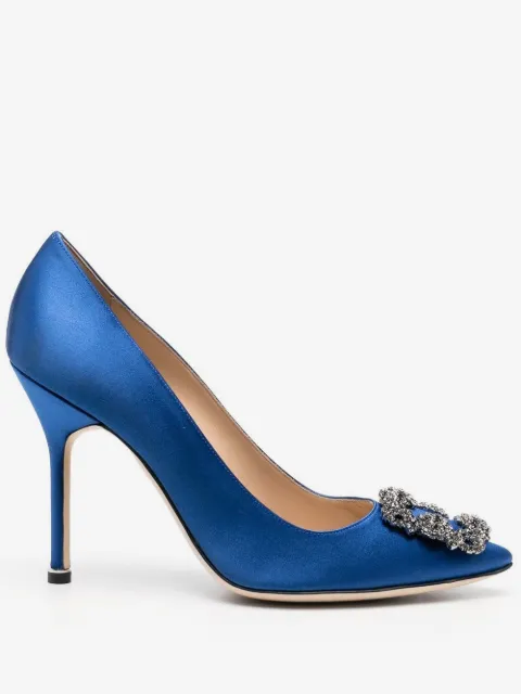 Manolo Blahnik zapatillas Hangisi con tacón de 105mm