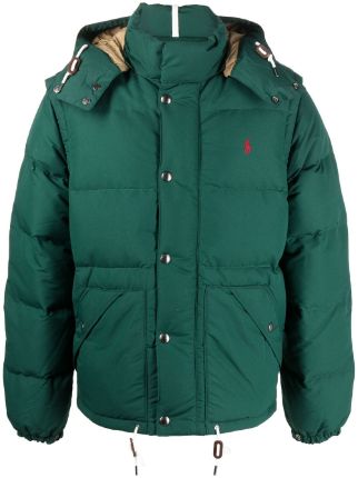 Polo Ralph Lauren Boulder down-filled Convertible Jacket - Farfetch
