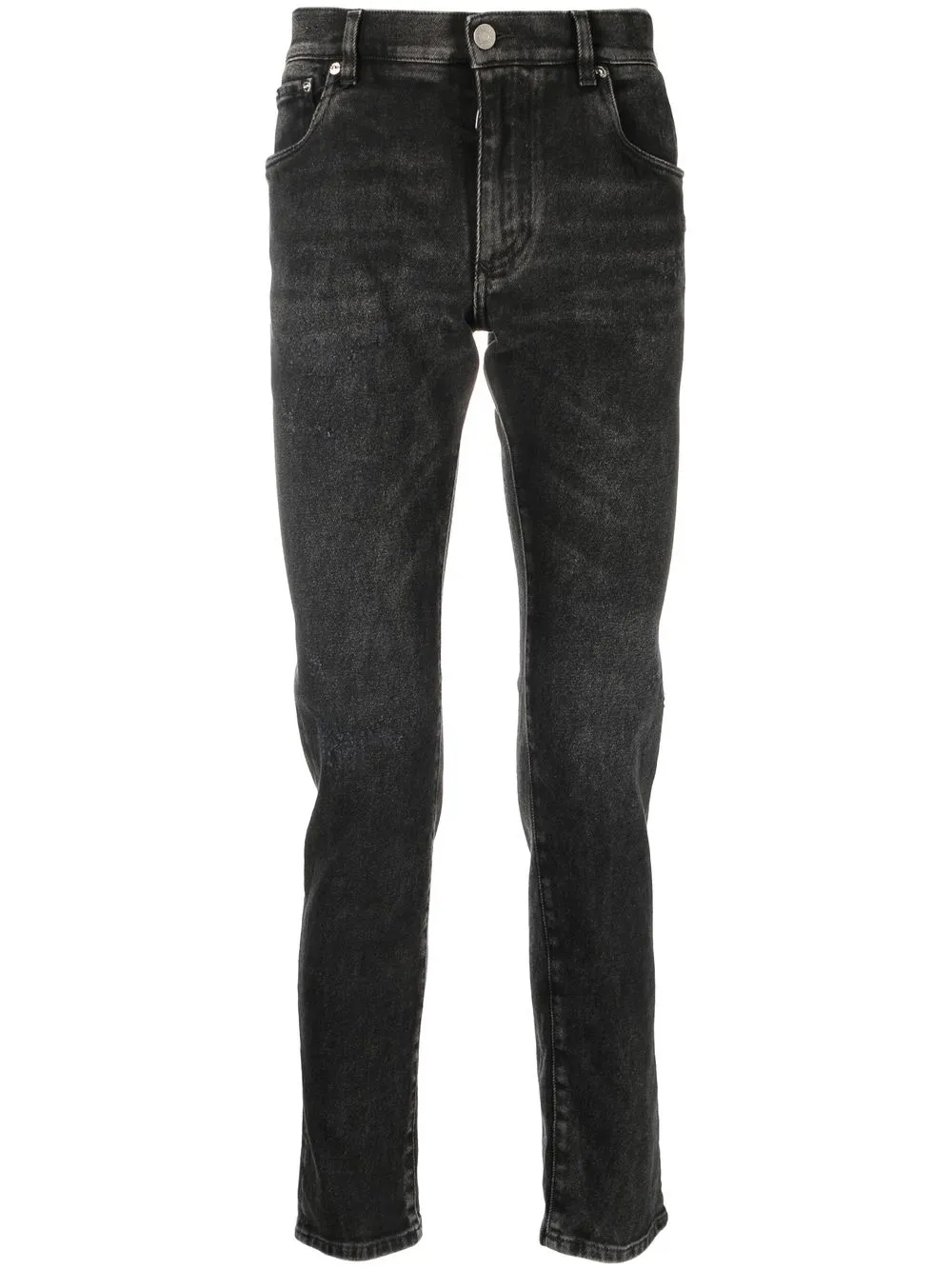 

Dsquared2 jeans slim con tiro bajo - Negro