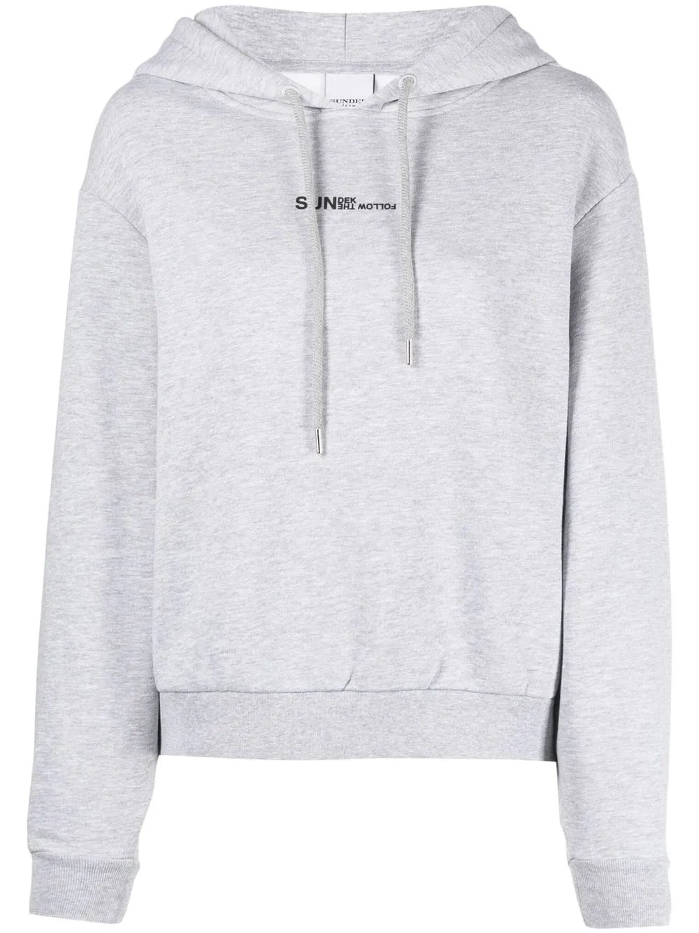 

Sundek hoodie con logo estampado - Gris