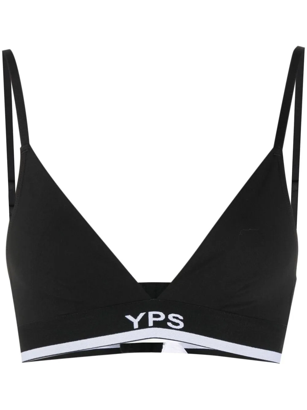 

YOUNG POETS top estilo bralette con cuello en V - Negro