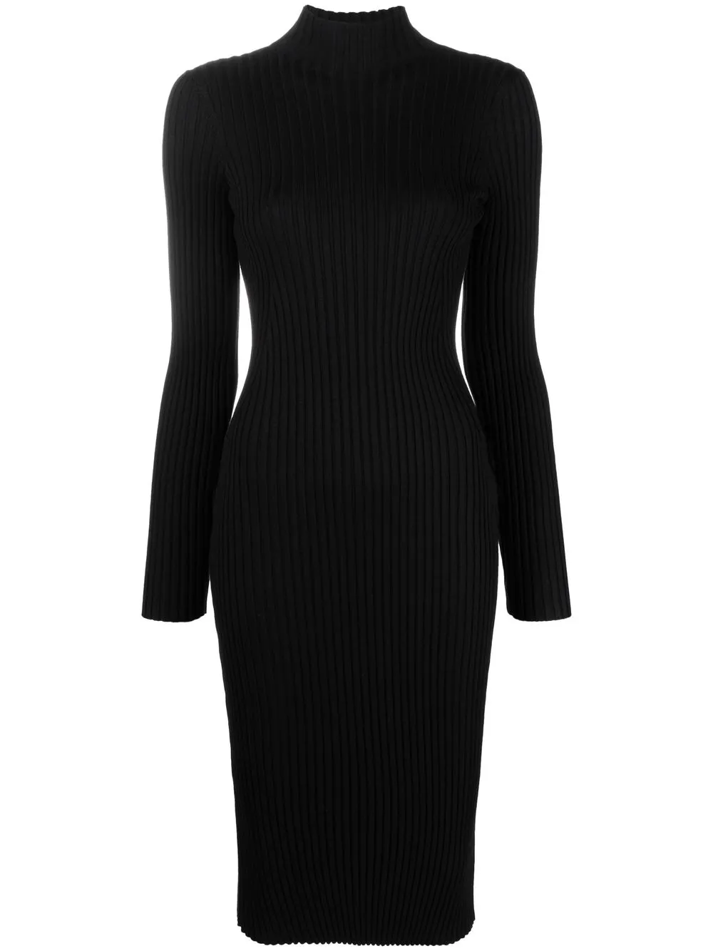 

YOUNG POETS Lea ribbed midi dress - Black