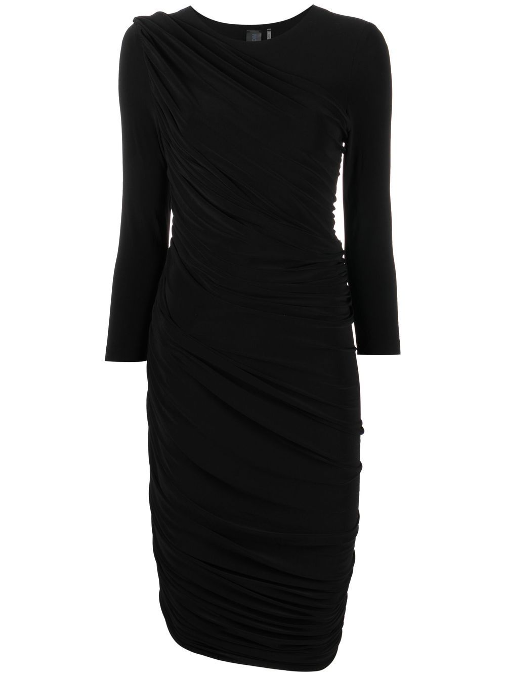 Norma Kamali Diana ruched-detail Midi Dress - Farfetch