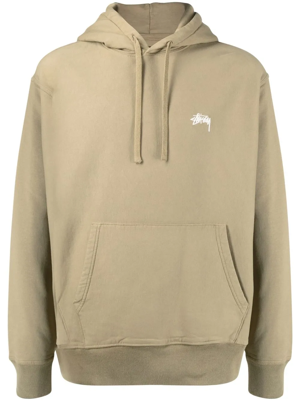 

Stüssy hoodie con logo bordado - KHAK KHAKI