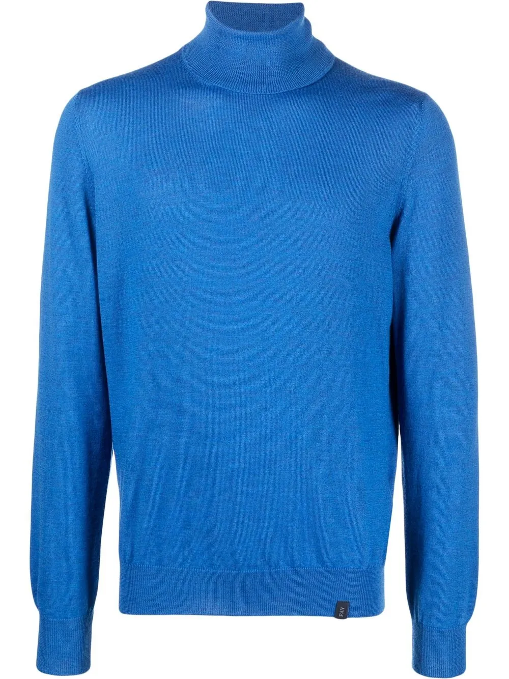 

Fay roll-neck virgin wool jumper - Blue