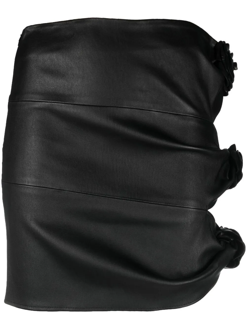 

Magda Butrym floral-appliqué mini skirt - Black