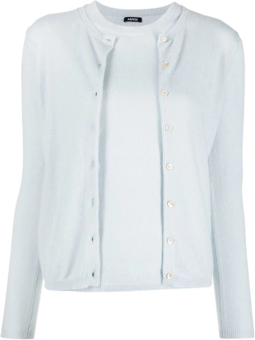 

ASPESI double-layer cashmere cardigan - Blue