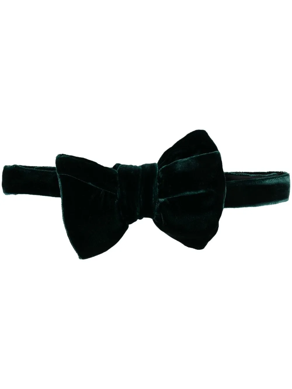 

TOM FORD velvet-effect bow tie - Green