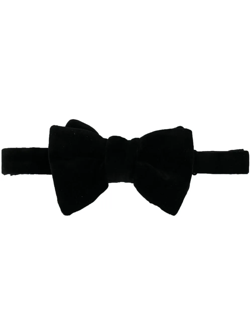 

TOM FORD velvet-effect bow tie - Black