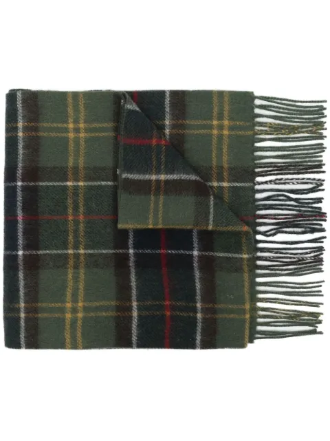 Barbour skotskternet tørklæde 