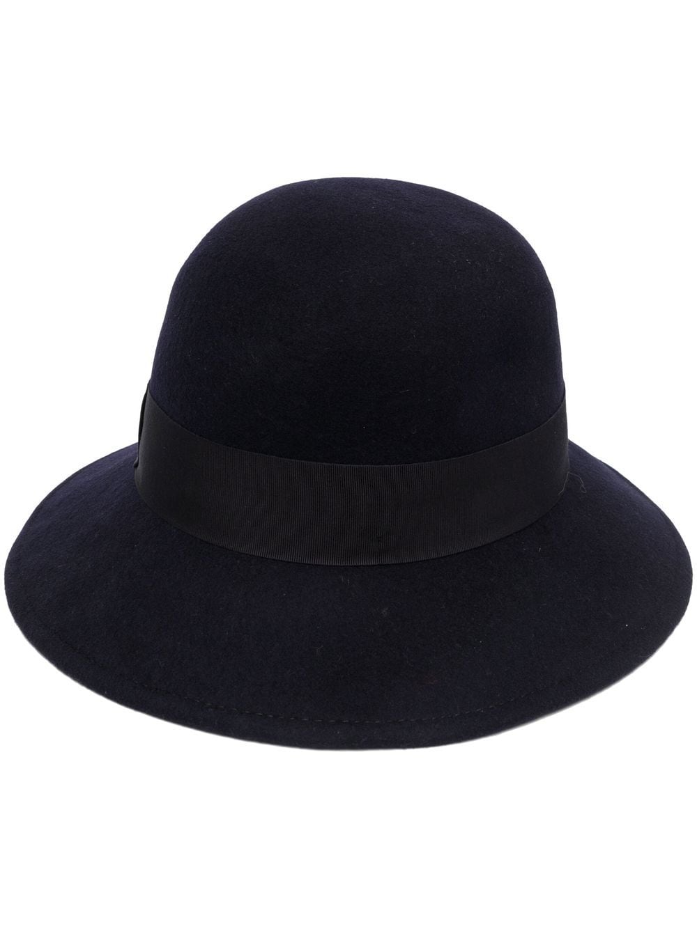 Cloche Merino ribbon-trim Mary Hat - Borsalino Farfetch