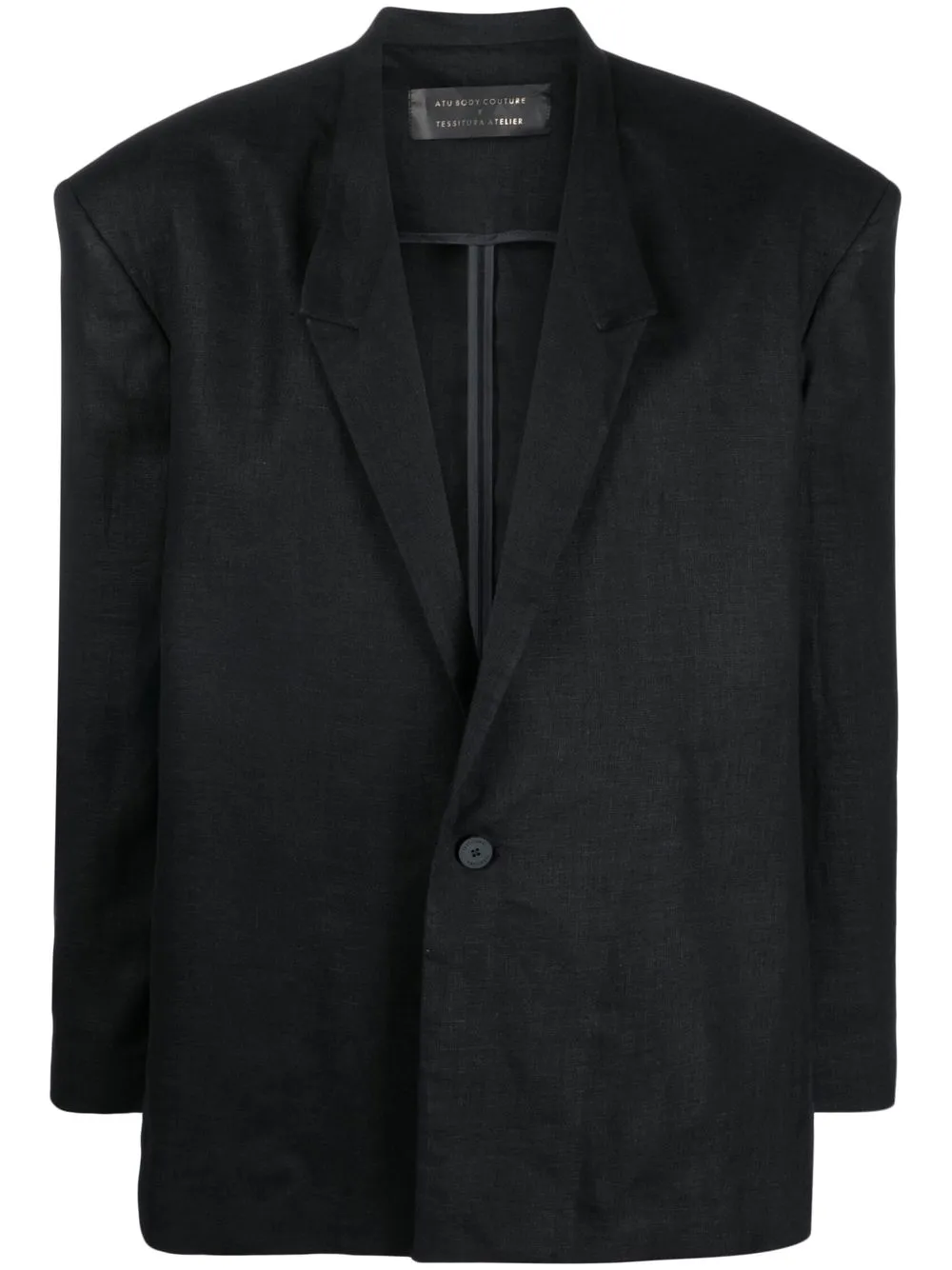 

Atu Body Couture blazer con solapa de muesca y botones - Negro