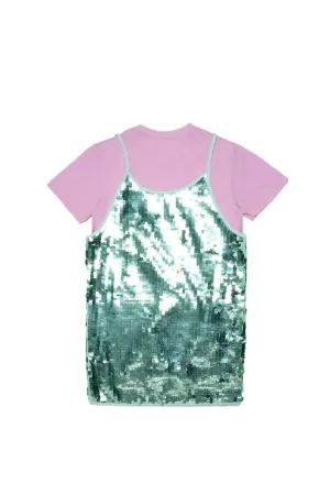 Sequin Layered Dress