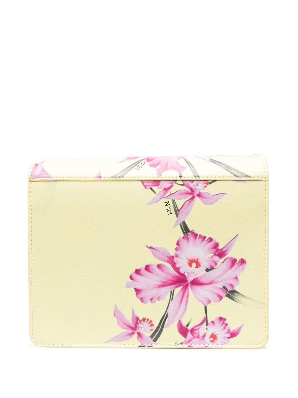Shop N°21 Floral-print Shoulder Bag In Yellow