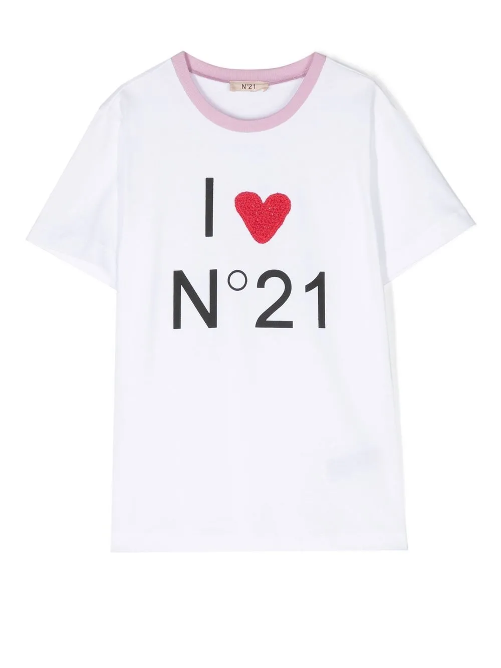 

Nº21 Kids logo-print short-sleeve T-shirt - White