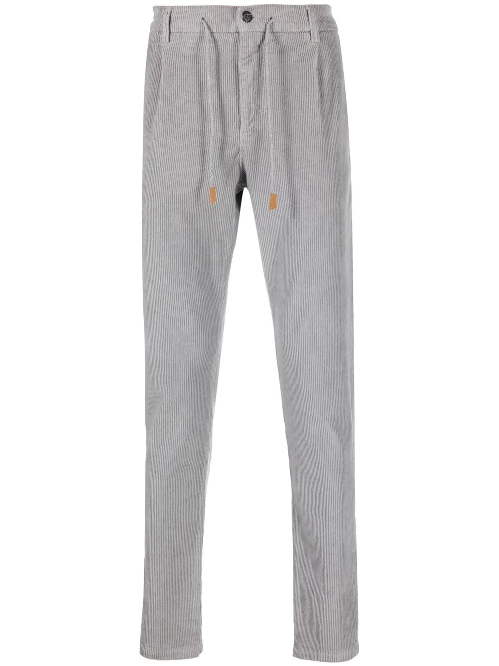 

Eleventy pantalones de pana con cordones - Gris