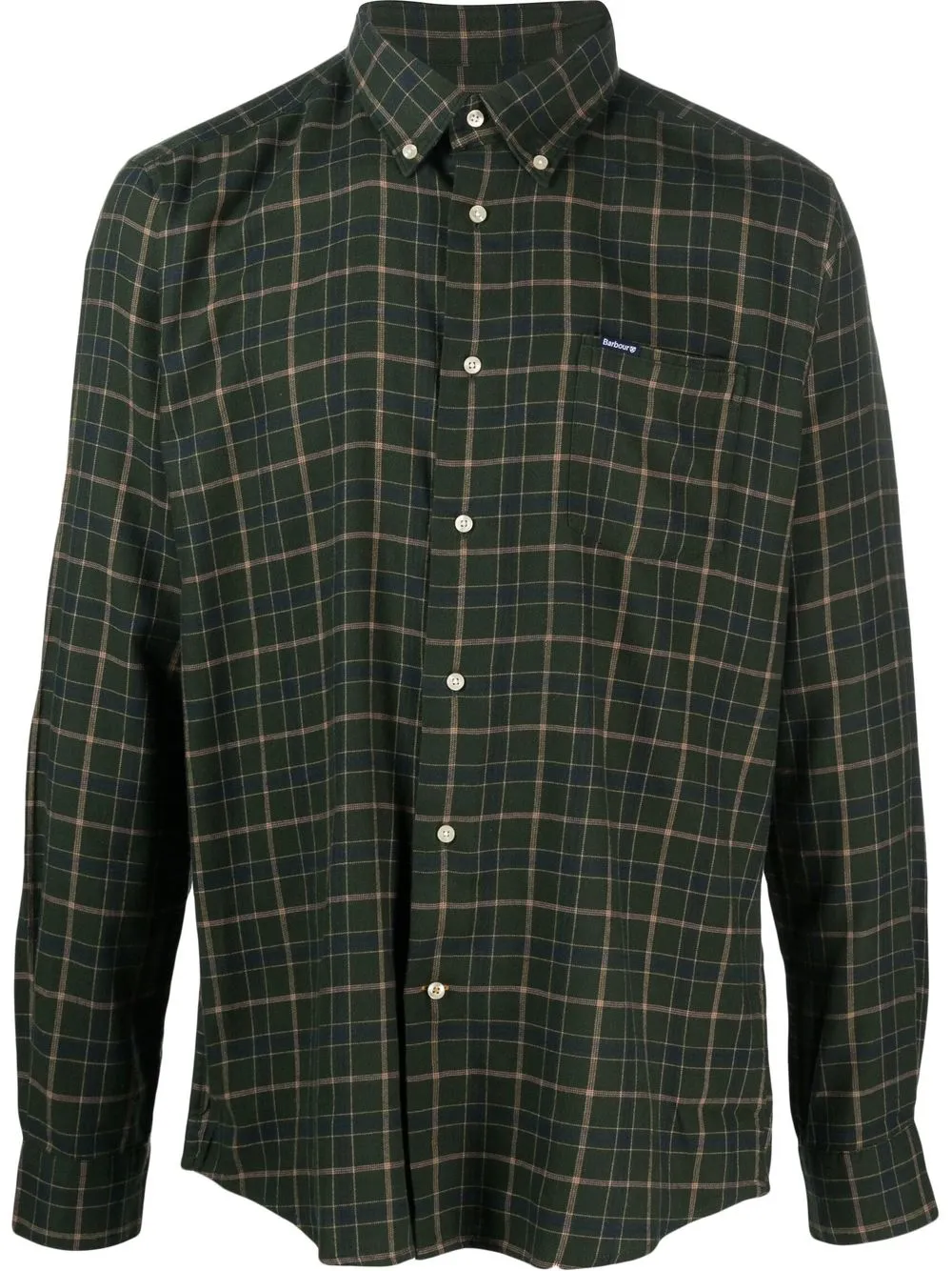 

Barbour check-print long-sleeve shirt - Green