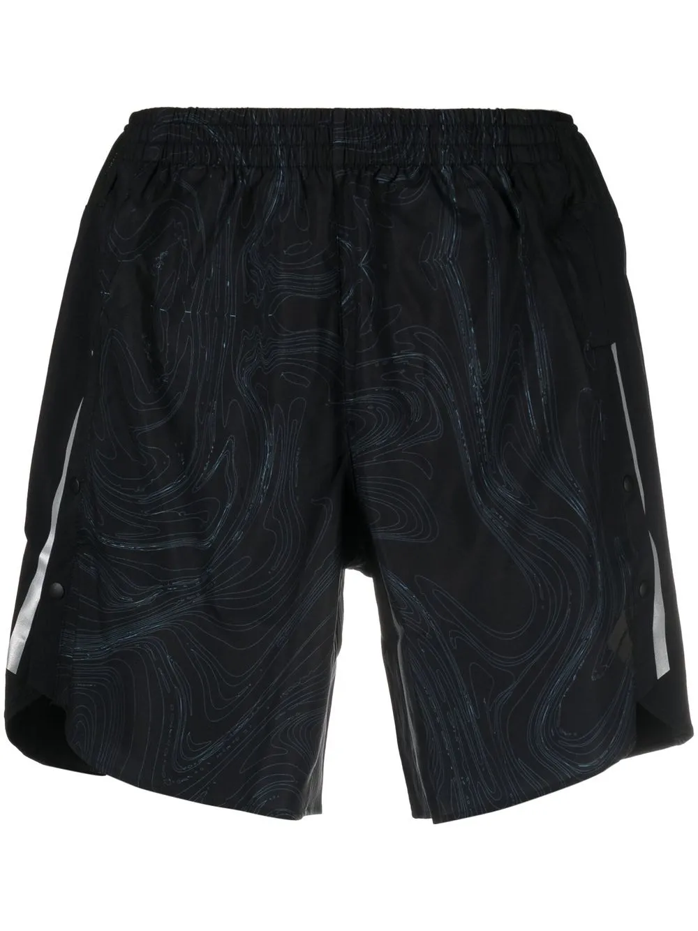 

adidas shorts deportivos con eslogan estampado - Negro