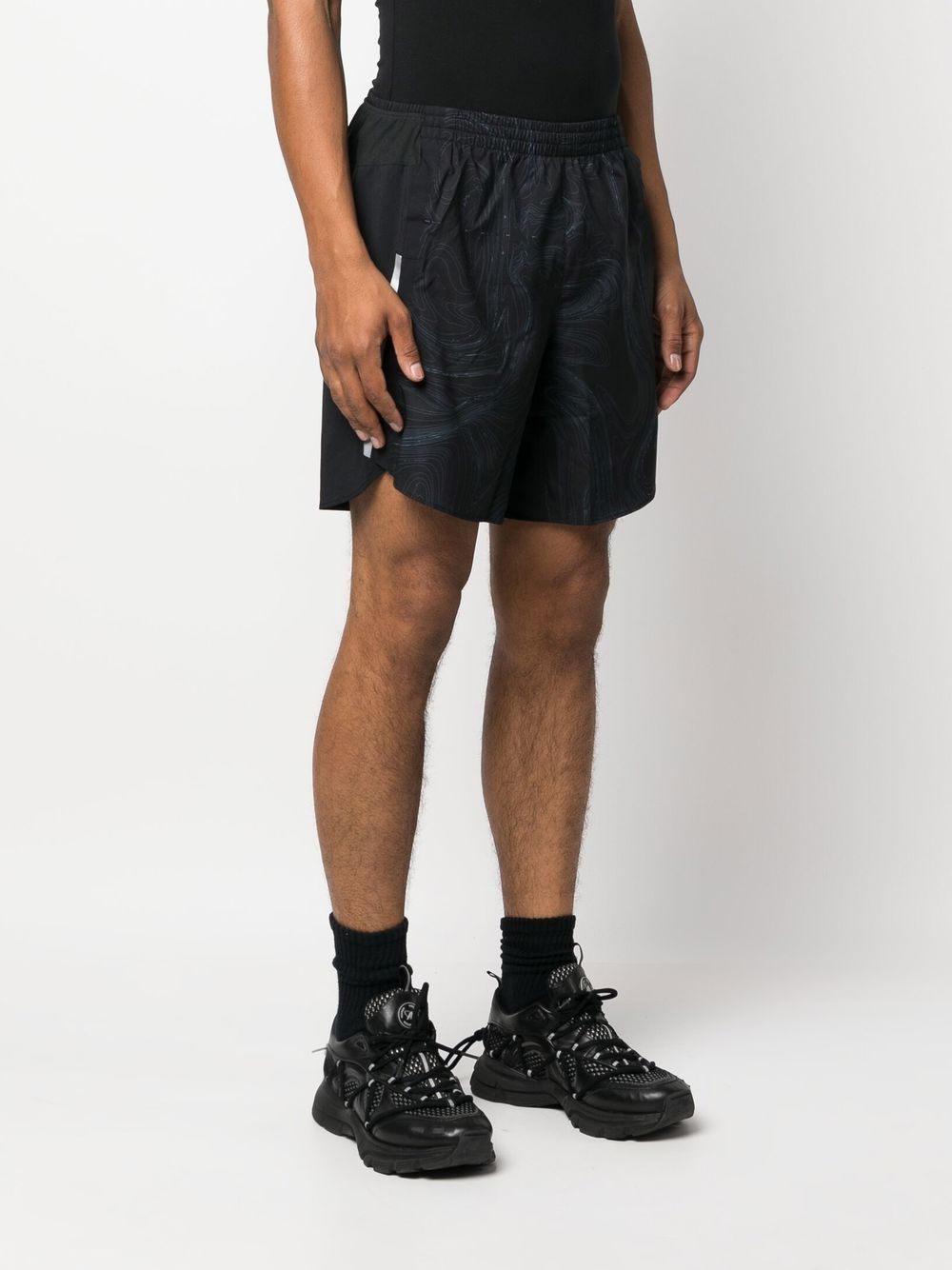 Nike abstract-pattern Print Track Shorts - Farfetch