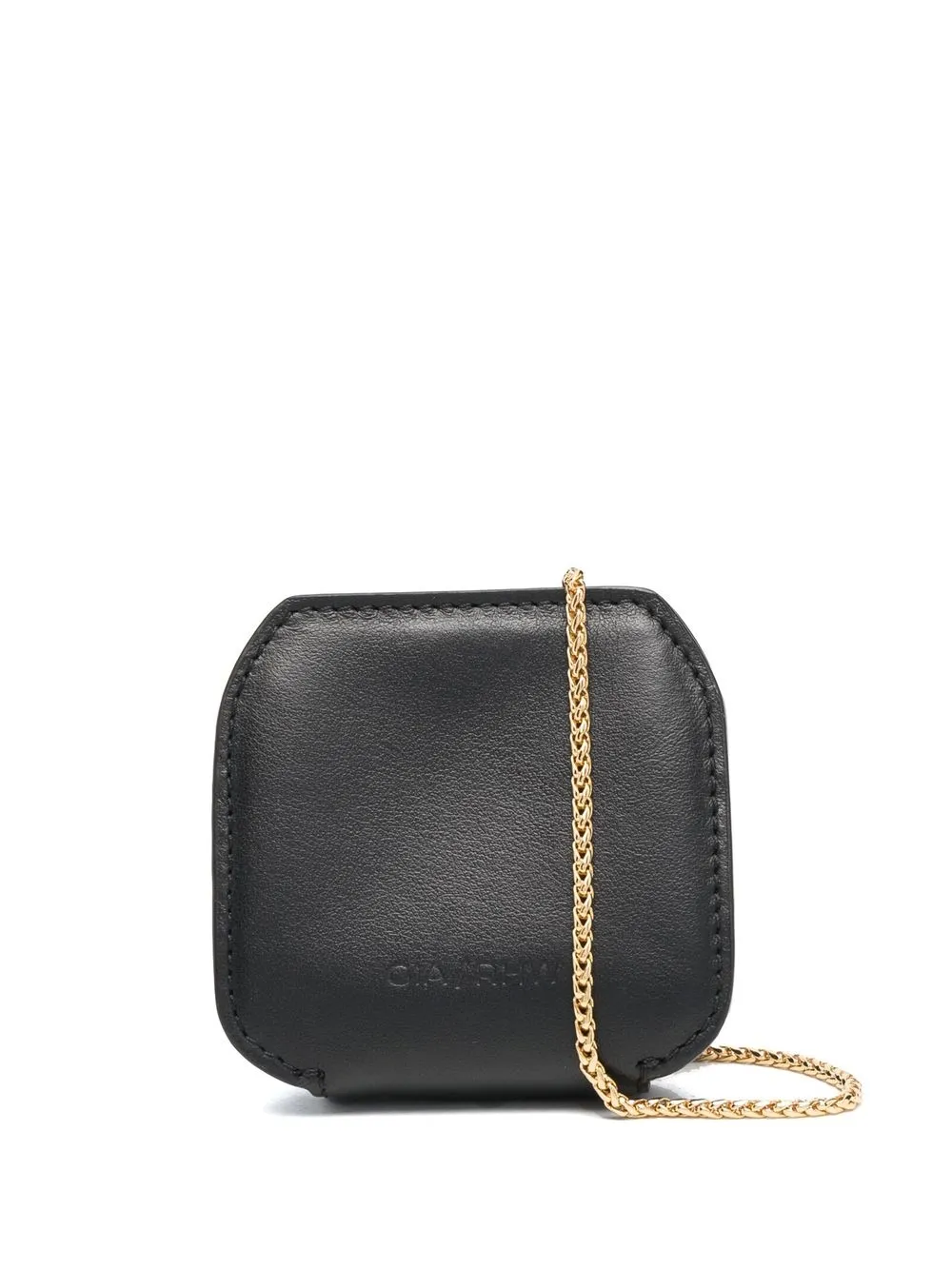 

GIABORGHINI chain leather wallet - NERO