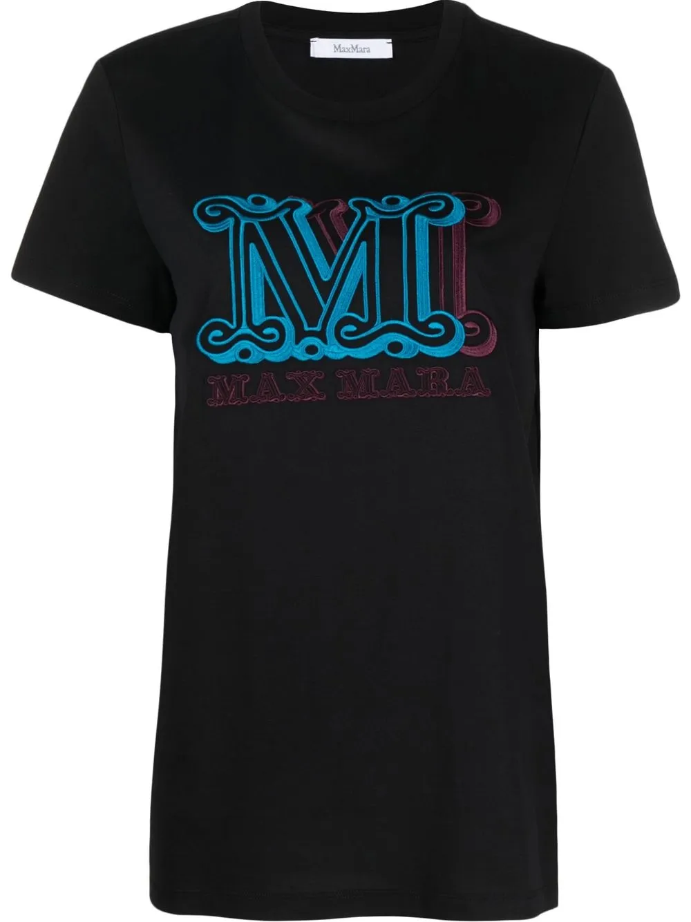 

Max Mara logo-print T-shirt - Black