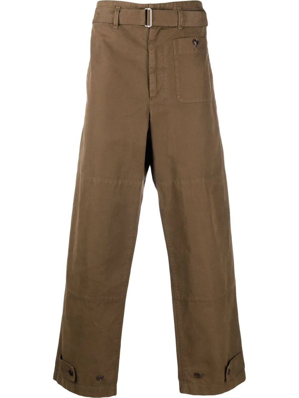 

Lemaire belted straight-leg trousers - Brown