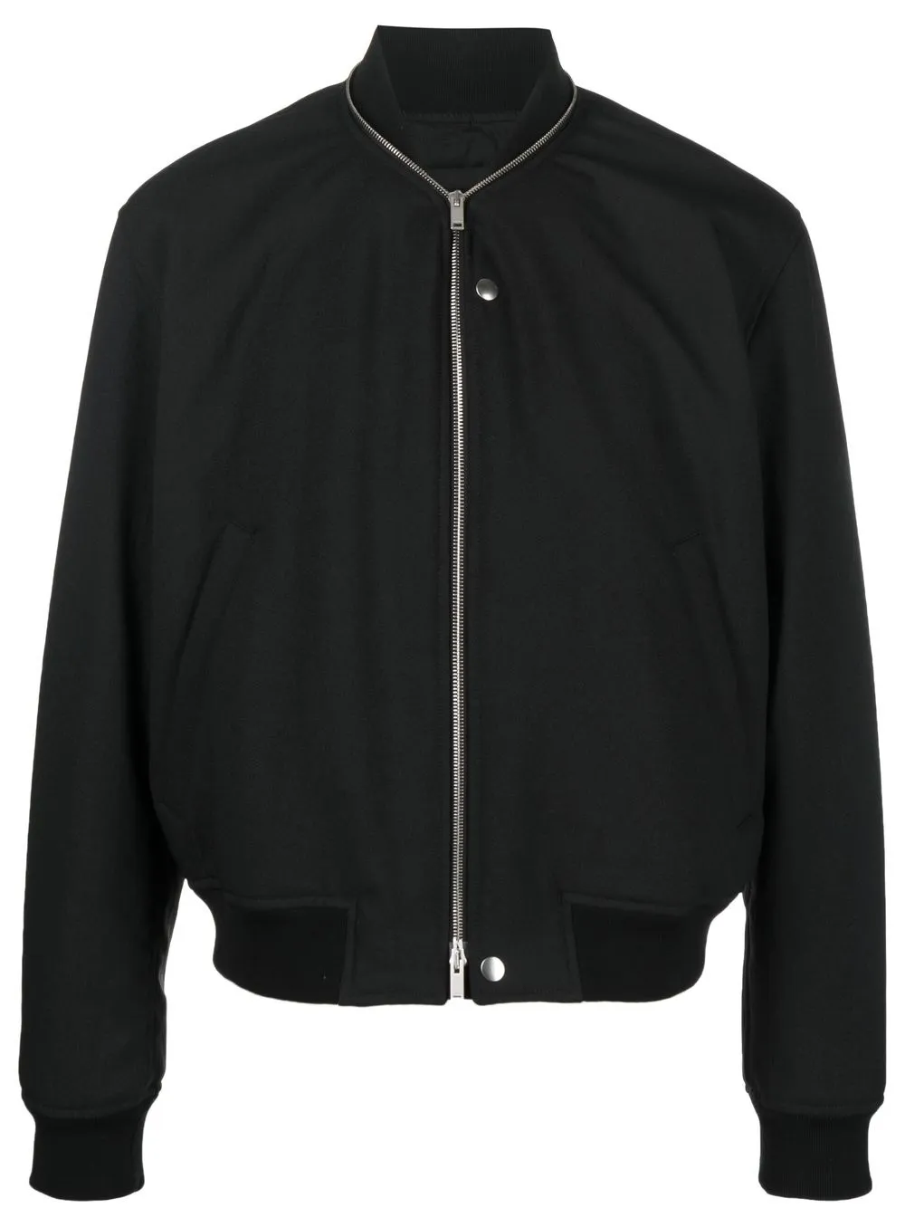 

Jil Sander chamarra bomber con cierre - Negro